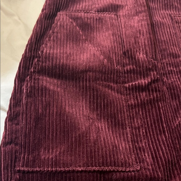 Sandro Burgundy Corduroy Skirt - Picture 5 of 6